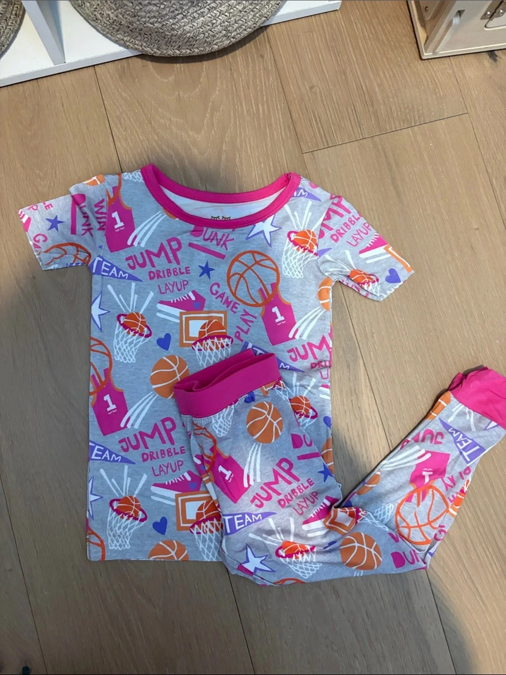 NWOT little Sleepies two piece slam dunk